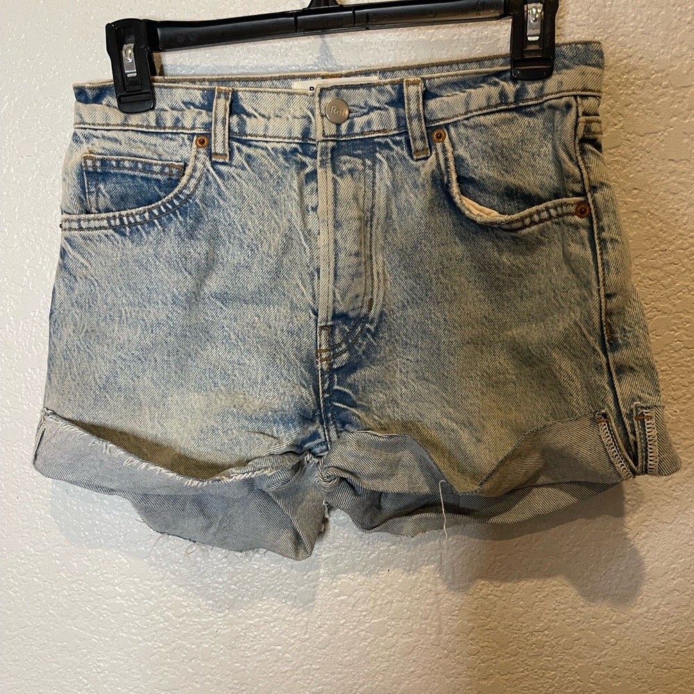 Reformation Light Blue Jean Shorts